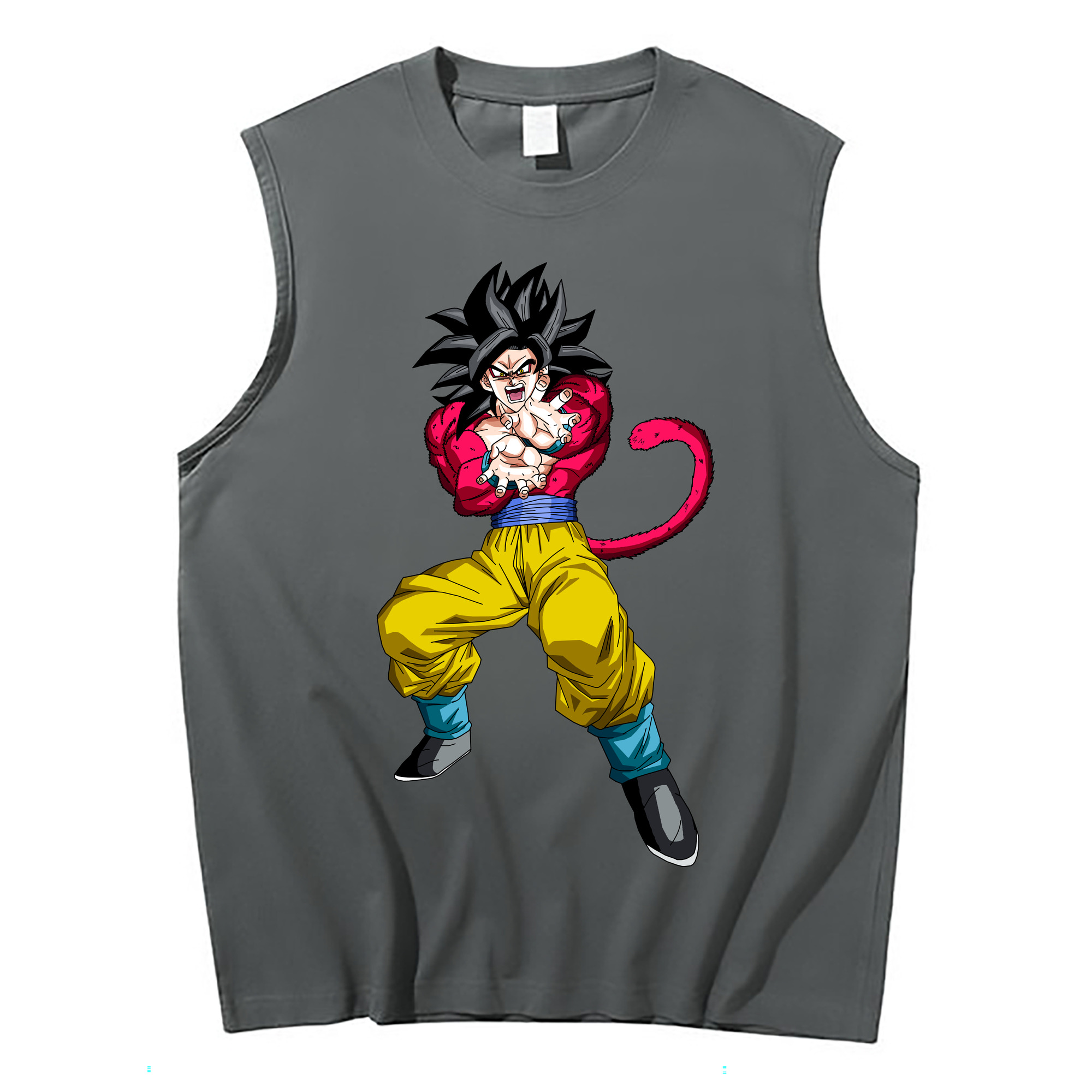（画像用） ドラゴンボール 孫悟空（そん ごくう）Son Goku カカロット DRAGON BALL Kakarotto コットン100％タンクトップ（フロントプリント）